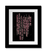 Help Me by Joni Mitchell - Song Lyrics Rock Music Art - Print, Canvas or... - $18.81+