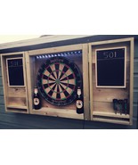 Dart Board Cabinet complete with LED lighting - $96.00