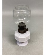 Vintage Milk Glass Hurricane Oil Lamp - 6.5”H - €12,89 EUR