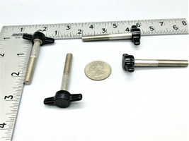 1/4-20&quot; X 2&quot; Thumb Screws with Tee Wing Knob  Delrin Head  SS  10 per package - £16.29 GBP