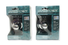 2 Franklin Brass Jamestown Single Robe Hook POLISHED CHROME D 9001 NEW - £18.45 GBP