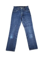 Goldsign Jeans Womens Size 25 Straight Leg Button Fly Dark Wash Blue Den... - $40.09