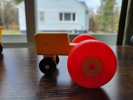 Vintage Fisher-Price Little People Yellow Farm Tractor - Made in the USA - £6.99 GBP