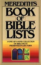 Meredith&#39;s Book of Bible Lists - $18.38 MXN