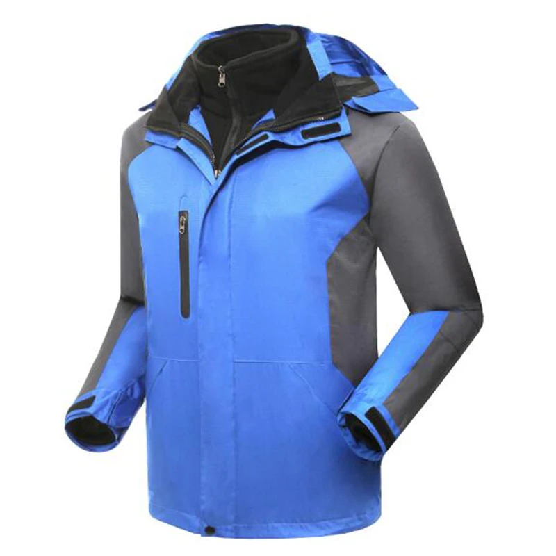 Outdoor  Men Winter 2 pieces Windbreaker Soft Fleece Jackets  Waterproof Windpro - $208.25