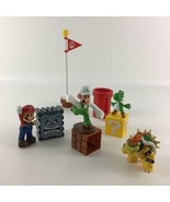 Nintendo Super Mario Bros McDonalds Toy Figure Lot Video Game Bowser Yos... - £23.35 GBP