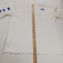 The North Face T-Shirt Men's Large White USA Flag Long Sleeve Crew Neck Cotton image 10