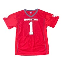 Rivalry Threads 91 UH Houston Cougars 1 Red V-Neck Short Sleeve Jersey S... - $32.50