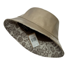 ERIC JAVITS  Wo Patti Patent Bucket Hat - Bone Patent NWT $240 - £110.61 GBP