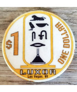 Luxor $1 Las Vegas, Nevada Gaming Poker Casino Chip Free US shipping - $10.45 CAD