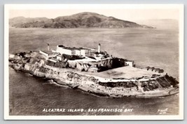 Alcatraz Island San Francisco Bay CA California RPPC Postcard X21 - £6.31 GBP