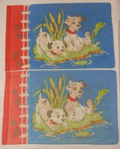 101 Dalmatians Vintage Pillowcase Set Of 2 Made In Canada 20X32&quot; - £25.85 GBP
