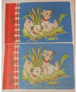 101 DALMATIANS Vintage PILLOWCASE set of 2 Made in Canada 20X32&quot; - £25.85 GBP