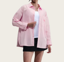Nike Sportswear Chill Poplin Loose Top Women&#39;s Casual Shirts AsiaFit IH3... - $136.62