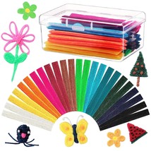 Wax Craft Sticks For Kids Bendable Sticky Yarn Molding Sculpting Sticks In 13 Co - £22.01 GBP