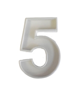 6x Number Five 5 Fondant Cutter Cupcake Topper 1.75 IN USA FD108-5 - $6.99