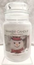 Yankee Candle Jack Frost  22 oz. Returning Favorite Large  jar Christmas Winter - £28.48 GBP