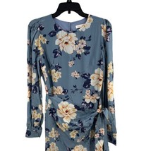 Yumi Kim Blue Floral Wrap Dress Small New - £67.65 GBP