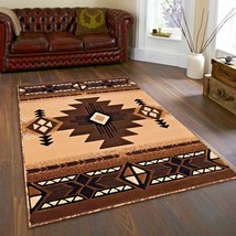 Rugs Area Rugs Carpets 5X7 Rug Modern Southwestern Large Floor Living Room Rugs - £103.11 GBP