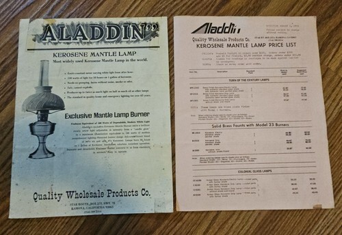 Aladdin Lamps Catalog Lot Newsletters Book the Magic Name in Lamps JW Courter Item image 11