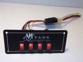 A &amp; M Vans 4 Switch Panel Ford High Top Conversion - £52.17 GBP