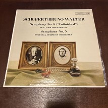 Schubert/Bruno Walter Symphony No. 8 (“Unfinished”) &amp; Symphony No. 5 Vinyl - £5.60 GBP