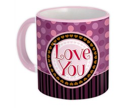 Heart Faux Golden : Gift Mug Valentines Day Love Romantic Girlfriend Wife Boyfri - £12.70 GBP