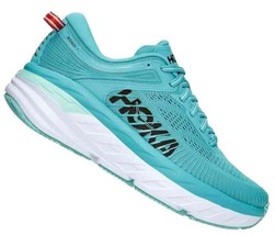 HOKA ONE Bondi 7 Women’s Running Shoe AQUARELLE/EGGSHELL BLUE AEBLNEW! - $178.19+