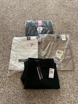 LOT of 4 Gloria Vanderbilt Amanda Women&#39;s Size 22 Jeans Black Green  Tan... - $1,465.23 MXN