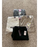 LOT of 4 Gloria Vanderbilt Amanda Women&#39;s Size 22 Jeans Black Green  Tan... - $78.21