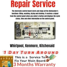 REPAIR SERVICE WhirlpoolKitchenAid DishwasherControl Board 85645438269187 - £65.30 GBP