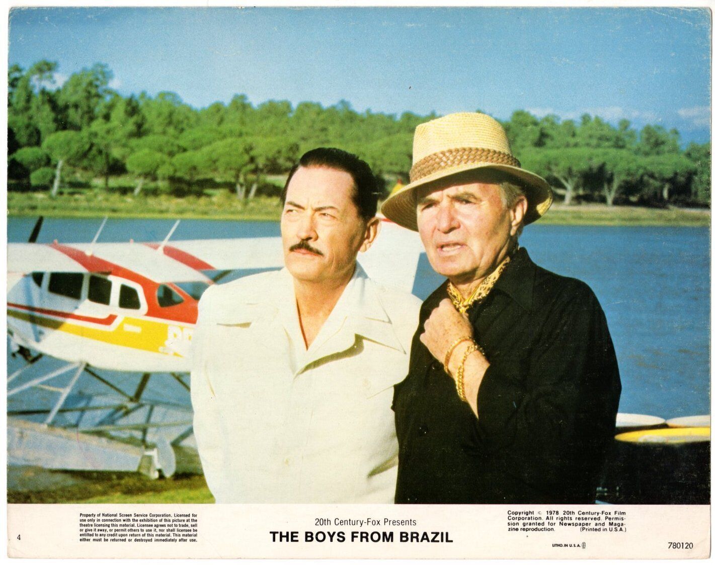 *THE BOYS FROM BRAZIL (1978) Gregory Peck &amp; James Mason By Lake and Seap... - $75.00