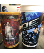 Lot of 2 G.I. Joe Cups The Rise of The Cobra 7-11 + Paramount 1 Lenticular - £9.36 GBP