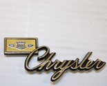 1970 &#39;s Chrysler Emblem OEM Gold 3 3/8&quot; W x 1 1/2&quot; H - $44.99