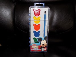 NEW Disney Micky Mouse Clubhouse Watercolor Set - 6 Paints &amp; 1 Brush NEW - £8.90 GBP