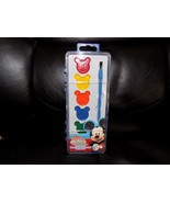 NEW Disney Micky Mouse Clubhouse Watercolor Set - 6 Paints &amp; 1 Brush NEW - £8.65 GBP