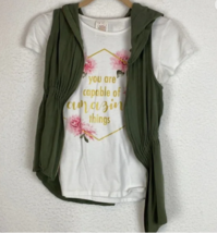 Girls t-shirt and vest size 12 Self Esteem - £3.92 GBP