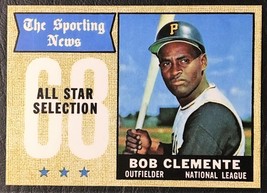 1968 Topps #374 Roberto Clemente The Sporting News All Star Reprint - MINT - £1.94 GBP