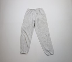 Vintage 90s Streetwear Womens M Blank Cuffed Sweatpants Joggers Heather ... - $835.31 MXN