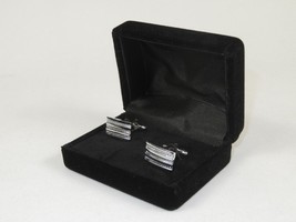 Men J.Valintin Cufflinks by Vitorofolo for French Cuff Shirt V35-29 Silver image 3