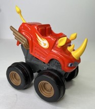 Blaze and the Monster Machines Slam &amp; Go Rhino Blaze Truck Push Toy Mattel 2014 - £19.12 GBP