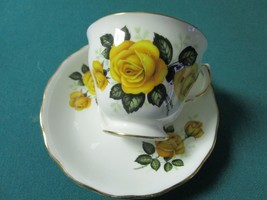 Royal Vale Bone China Cups Saucers Yellow Roses, Violets , Berries, Pick 1 - £43.86 GBP