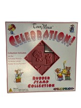 Inkadinkado town mouse Celebration! rubber stamp set - £5.43 GBP