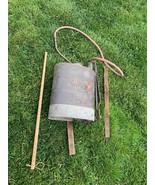 VTG copper 5gal backpack vineyard sprayer THE CHAMPION hand painted adve... - $173.19 CAD