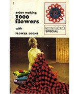 Vintage Ronco 1000 Flowers Loom Mon Tricot Special Instruction Booklet - €10,32 EUR