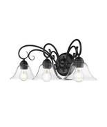 Golden Lighting Homestead 3-Light 24&quot;W Bathroom Vanity Black (NO ACCESSO... - €111,23 EUR