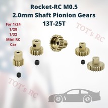 Surpass Hobby Rocket RC Pinion Gear M0.5 13T-25T 2.0MM Shaft 1410 1525 M... - $83.93 MXN