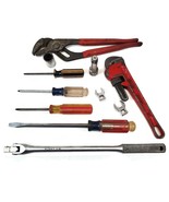 USA Tools Snap On Husky Craftsman Breaker Bar Pliers Monkey Wrench Screw... - $29.09