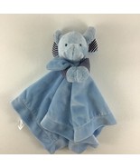 Carter&#39;s Elephant Plush Baby Toy Rattle Security Blanket Iced Blue Comfo... - €23,83 EUR