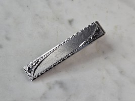Mens Vintage Estate Sterling Silver Anson Tie Clip 10.2g E3684 - $69.30